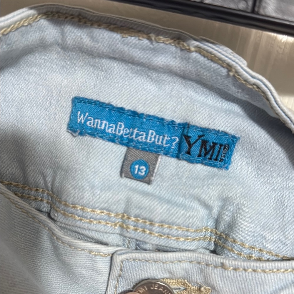 Light Blue Women's Jeans - Picture 2 of 3